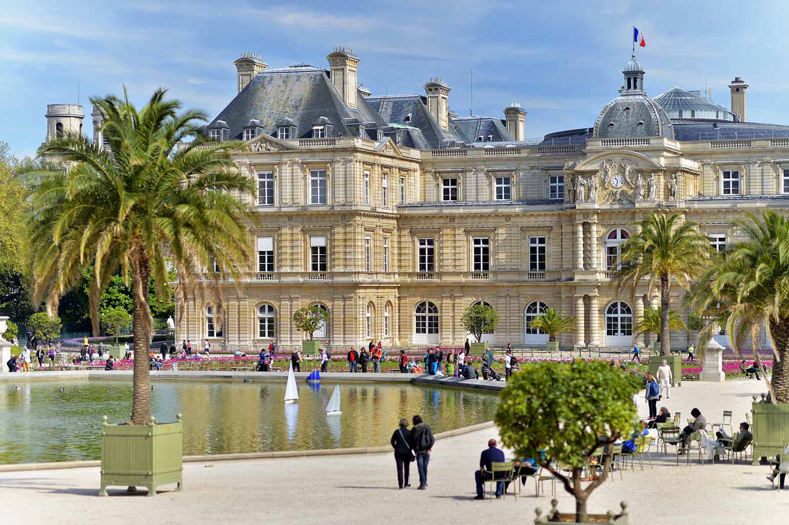 French Senate and the Jardin du Luxembourg, Paris, France