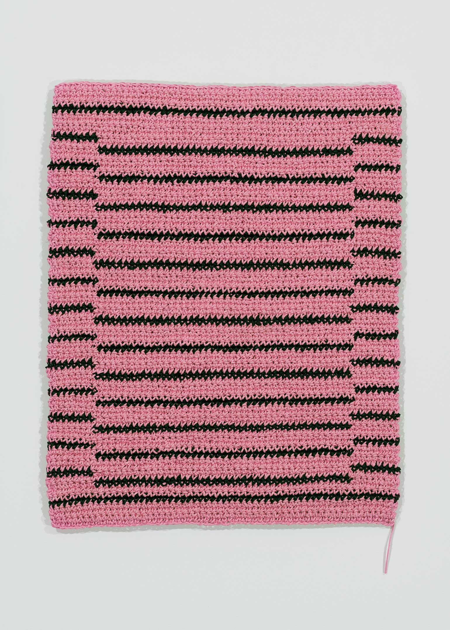 Angela Teng - Line Dance (Pink and Black for Mary Heilmann), 2016