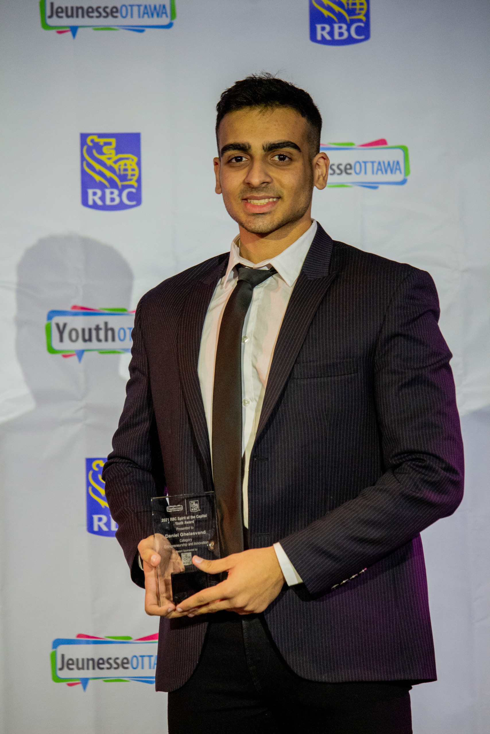 Photo of Daniel Gheiasvand, the Entrepreneurship and Innovation award winner