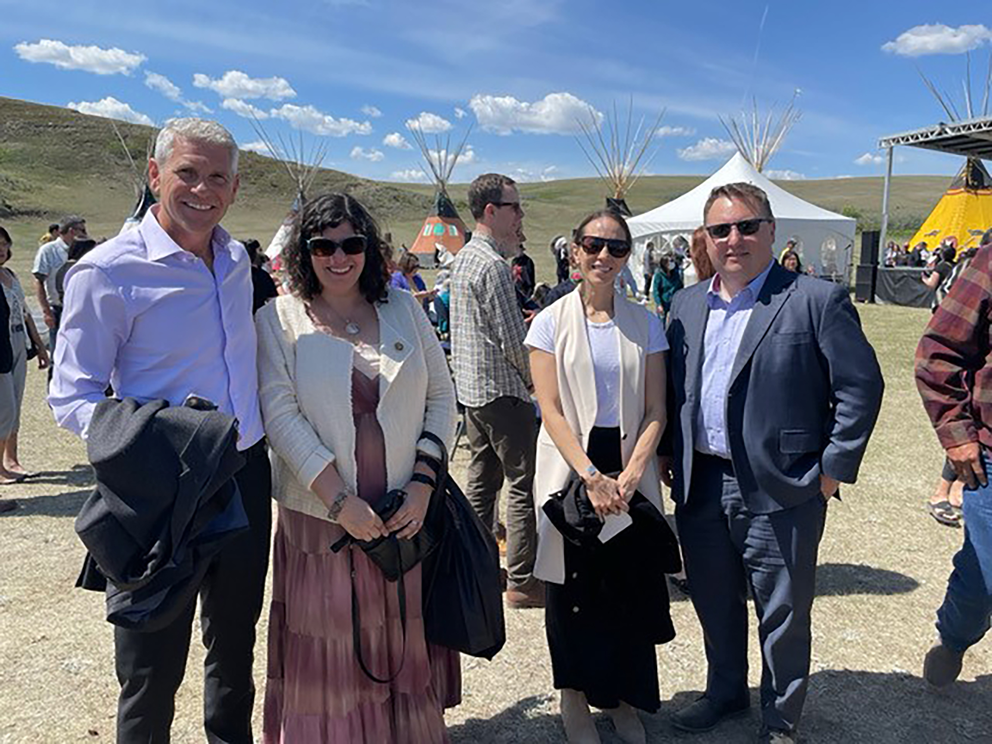 The team at RBC, led by RBC Royal Trust's Anthony Wright and RBC Philips, Hager & North's Gord Keesic, are proud of the relationship with Siksika.