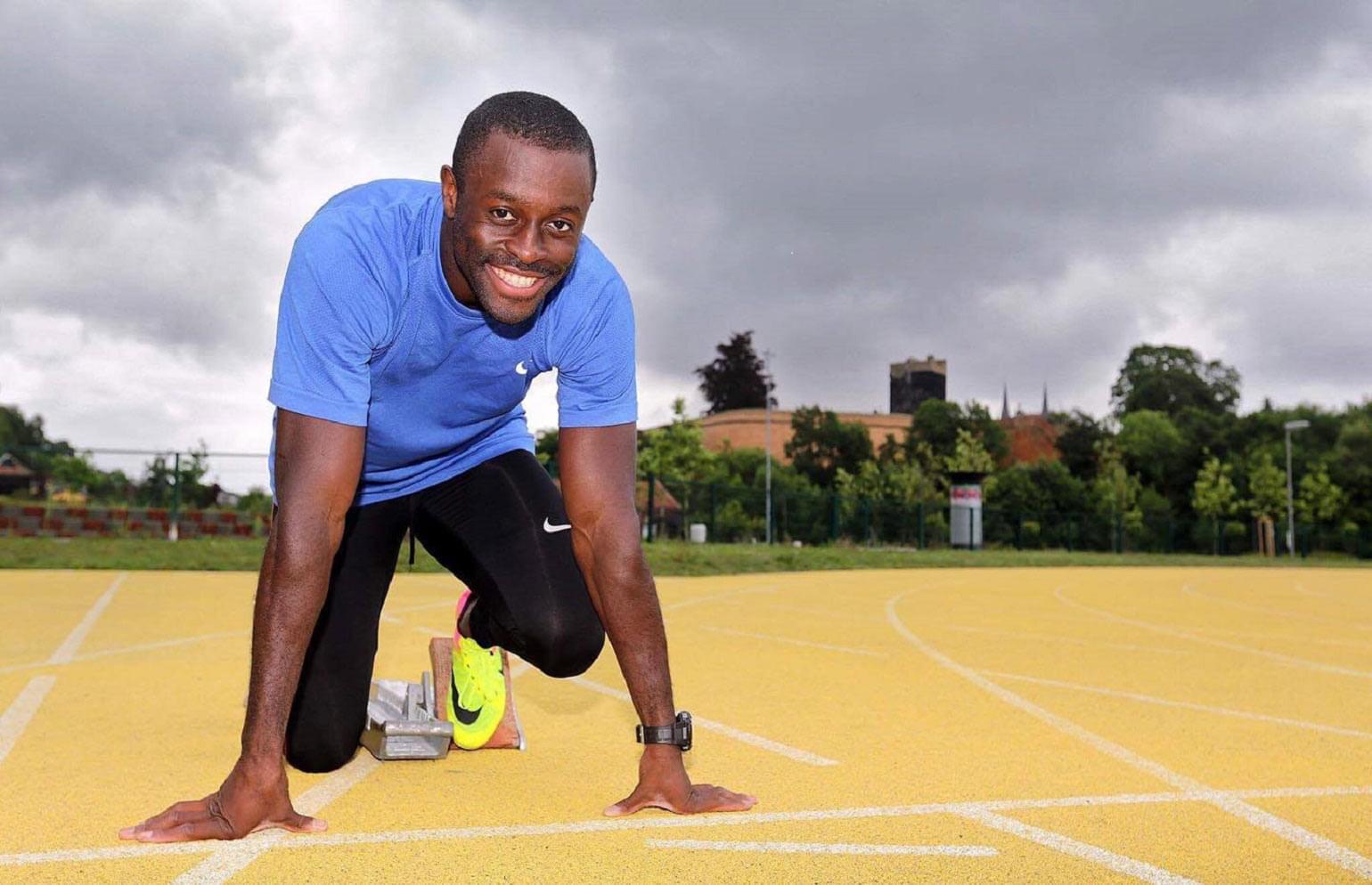 Sam Effah, RBC Olympian on starting line ready to sprint