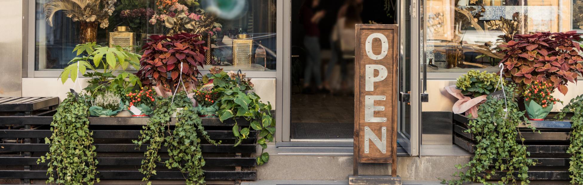A small business from the outside with an 