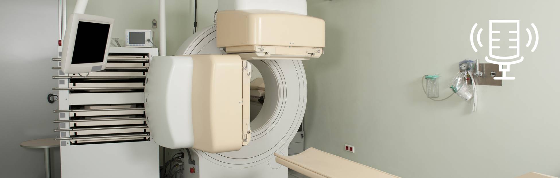 A picture of gamma camera used in nuclear medicine