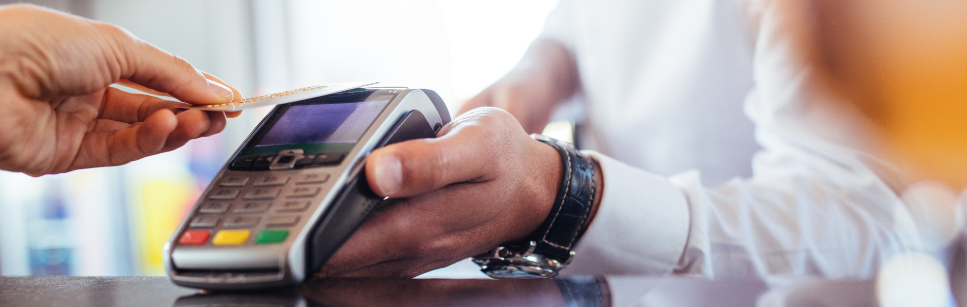 Paying with card