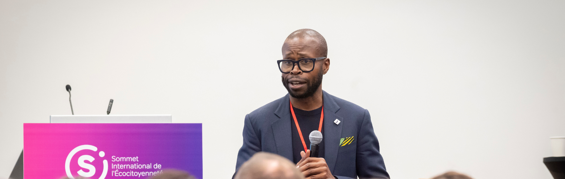 Olumide Akerewusi, President of AgentsC, in a talk at the International Eco-Citizenship Summit on June 8 and 9, 2023