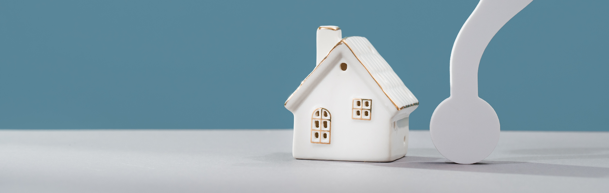 A house with a question mark