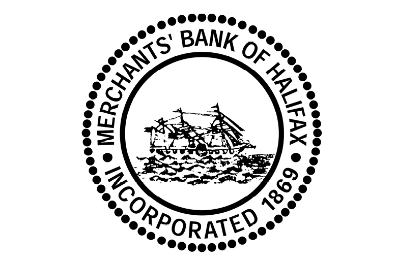 The Merchants Bank of Halifax logo from 1869